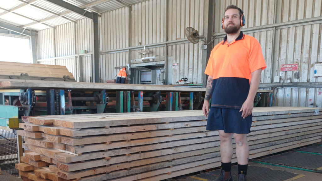 From casual jobs to a career path: Cain finds his next opportunity at SA Pine